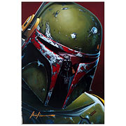 Star Wars Boba Fett on Cloud City Small Canvas Giclee Print